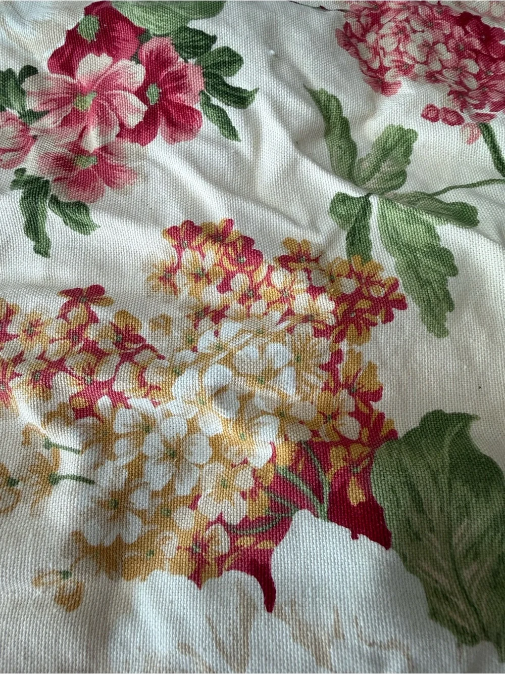 (2) Vintage Floral Pillow Covers Ralph Lauren Inspired 18” x 18” - COVER ONLY